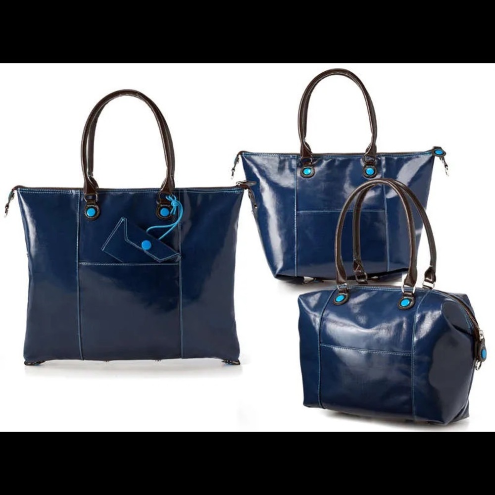 Urban Junket convertible tote in blue. Never used
